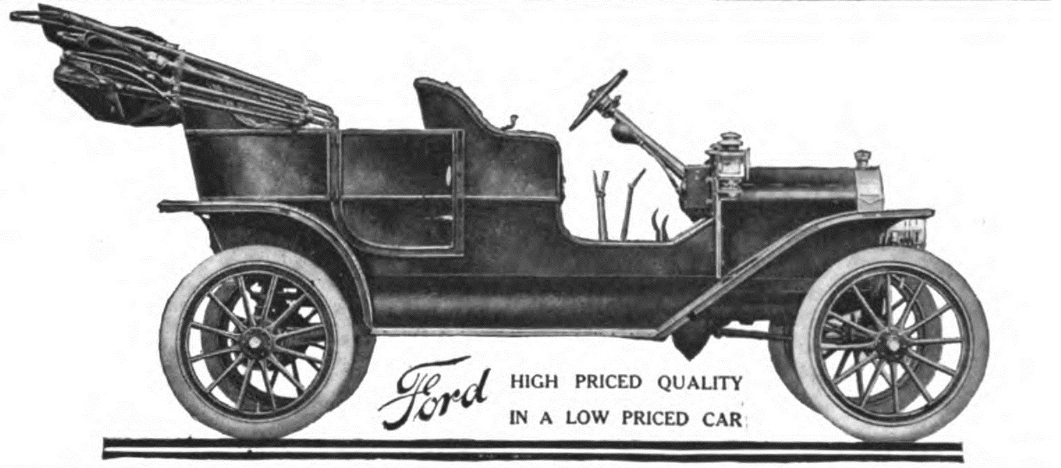 Ford Model T - The first mass-produced car